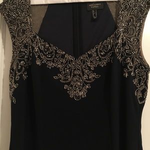 Gorgeous mother of the bride/groom Adrianna Papell gown with Metallic soutache